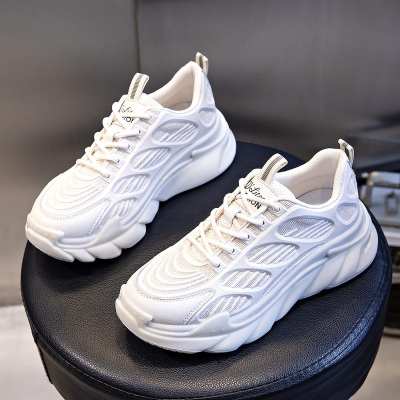Running Women's Shoes Thick-soled Increased Casual Sports Shoes Women - Afbeelding 5